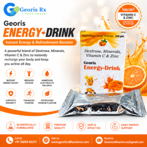 GEORIS Energy Drink – Instant Energy & Hydration Booster