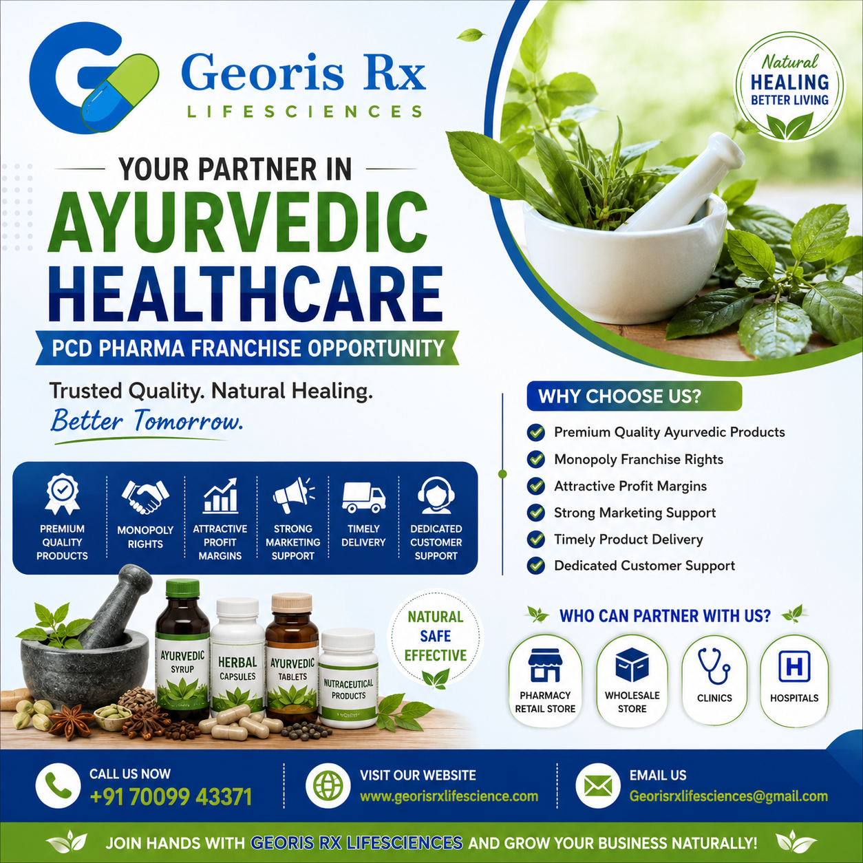 Top 10 Ayurvedic PCD Pharma Franchise Company in India