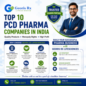 Top 10 PCD Pharma Companies in India | Georis Rx Lifesciences