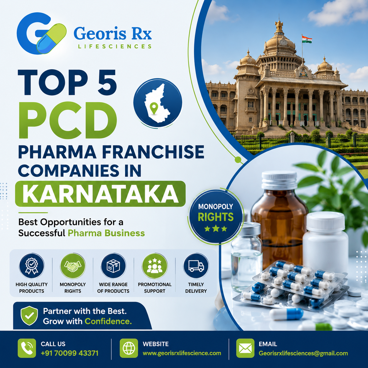 Top 5 PCD Pharma Franchise Companies in Karnataka