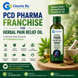 PCD Pharma Franchise for Herbal Pain Relief Oil Georis Rx Lifesciences